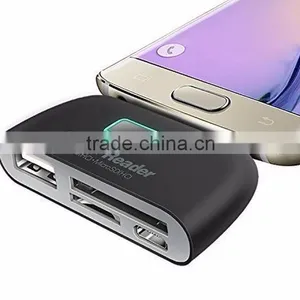 4 in 1 OTG Adapter Micro USB Card Reader SD HC TF thumbnail-2