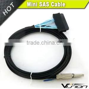 1m External Mini SAS 26pin (SFF-8088) Male to Internal Mini SAS 32pin (SFF-8484) Female Cable thumbnail-2