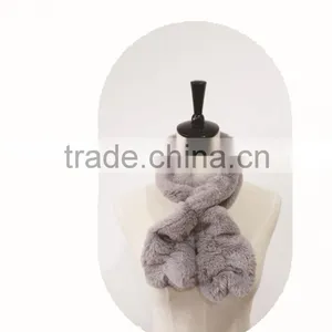New Design Fashion Women Fake Fur Scarf/shawl thumbnail-1