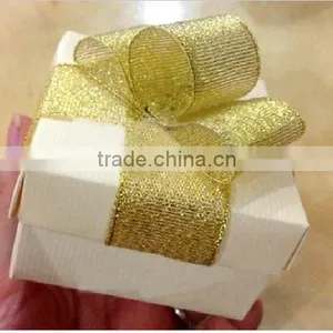 Hot Sale Metallic Polyamide Pale Gold Ribbon thumbnail-3
