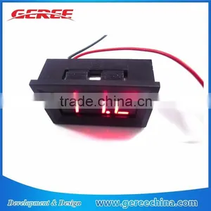 4.5-150V DC Red Digital Waterproof Voltmeter for Vehicle Motors Car Battery 0.56" thumbnail-1