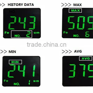 Dual Function Built in Ferror and Non-ferror Probe Coating Thickness Meters Gauges thumbnail-6