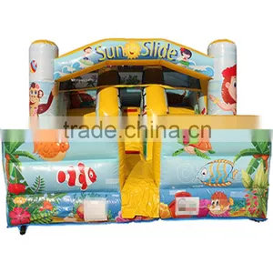 Sun Slide Cheap Commerial Inflatable Bouncer Dry Slide thumbnail-1