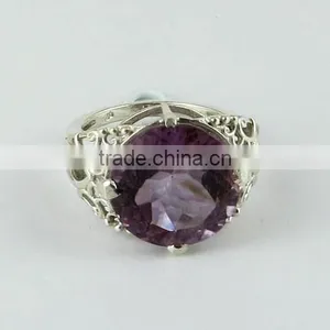 Off The Vine !! Amethyst 925 Sterling Silver Ring, Online Silver Jewelry, Silver Jewelry thumbnail-2