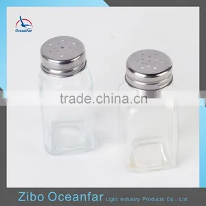 Best Selling Spice Shaker Bottles Mini Glass Spice Jar Square Glass Condiment Bottle Quality Choice thumbnail-5