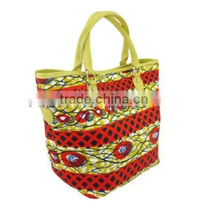 Waxed Washed Canvas Handbag With Printing 2014 thumbnail-1