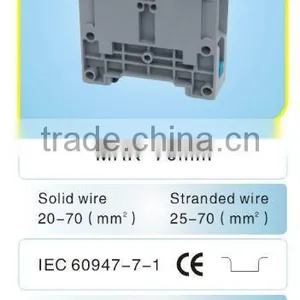 Screw Wire Electrical Connection Din Rail Terminal Block Connector thumbnail-2