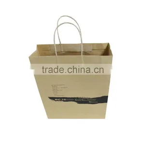 Custom Kraft Paper Shopping Bag With Logo thumbnail-3