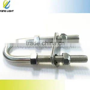 Made in Taiwan High Quality U Shaped Stainless Steel 304 Pipe Clamp thumbnail-6
