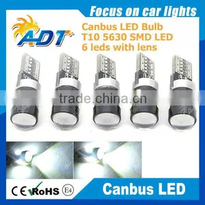 Hot Sale T10 194 168 W5W 5630 LED 6 SMD White Automotive Led Bulbs thumbnail-1