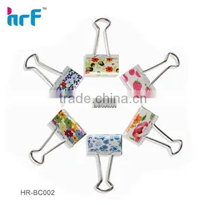 25mm Floral Print Binder Clip thumbnail-1