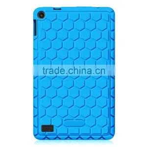 Kids Proof Silicone Tablet Cover Case for Amazon Kindle Fire HD 7.0 Display Bumper Case for Kindle Fire hd 7 thumbnail-2