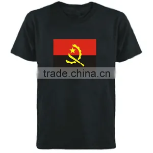Angola Flag el Sound Activated T-shirt thumbnail-1