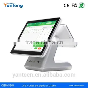 Chain Stores 15inch POS Terminal Dual Touch Screen All in One With 15inch Touch Screen+9.7inch Touch Screen thumbnail-1