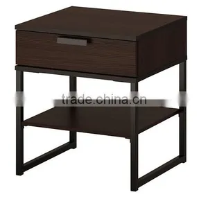 Metal Material and Commercial Furniture General Use Hotel Strong Wood Single Bed Strong Bed Frames thumbnail-4