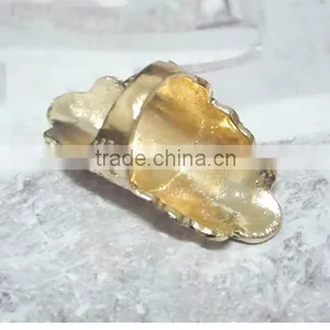 Punk Metal Carved Flower 3 Colors Retro Design Rings thumbnail-6