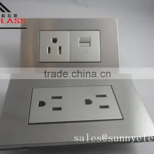 110v American Design Modern Style 15A Socket With Usb Charge Socket thumbnail-6