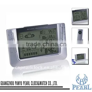 Pearl Digital Clock PR409 With Weather Station thumbnail-1