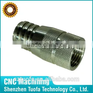 Cnc Lathe Parts Knurled Nuts Machined Communication Parts thumbnail-1
