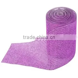 Wedding Decorative 10yards Acrylic Diamond Mesh Wraps Roll ,sparkle Rhinestone Ribbon thumbnail-4