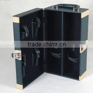 2015 Latest Design Wine Box Wooden Box Packaging Wholesale,Luxury Wine Box,wine Carrying Case With Handle thumbnail-1