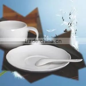 Ceramic Coffee Cup With Saucer Set and Scoop thumbnail-1
