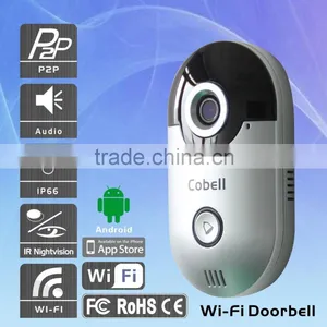 Ring Tone Video Door Phone, 2016 New Zilink Cobell P2p Intercom Wifi Doorbell Camera thumbnail-1
