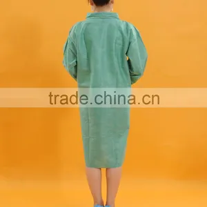 SMS Olive Green With Pocker Medical Surgical Lab Coat thumbnail-3