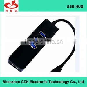 5 Gbps High Speed Usb 3.0 3 Por Hub With 1 Rj45 Gigabit Ethernet Lan Adapter thumbnail-5