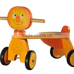4 Wheel Wooden Bike thumbnail-1