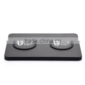 2015 New For Samsung Two-seater Wireless Charger Pad for Iphone Two-seater qi Wireless Charger thumbnail-4