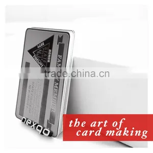 Bulk Supplier Cheap Laser Cut Custom Stainless Steel Metal Business Card thumbnail-1