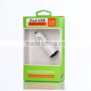 Factory Supply Charger 2-USB Ports High Light PC Quick Car Charger thumbnail-1