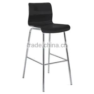 Nordic/classics/north American Black Walnut Wood Furniture/Kennedy Plywood Armchair/ High Bar Stool/ Creative Bar Chair thumbnail-1