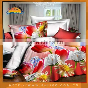 100% Cotton Reactive Printing Floral Design Quilt Turkey thumbnail-3
