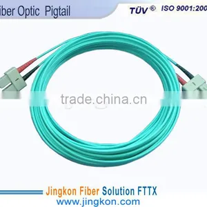 OM3 Fiber Optic Patch Cord , With 50/125 Multimode and Meets IEC Standard thumbnail-1