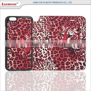 Separable With Double Card Slot Leopard Pattern 2 in 1 c Smart Leather Flip Cover Case for Xiaomi Mi5 4 3 2 1 thumbnail-5