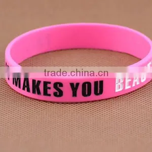 2016 Promotional Gift OEM Hot Selling Silicone Bracelets Custom Colorful Silicon Sport Wrist Band thumbnail-4