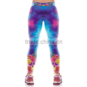 Latest New Women Digital Print Leggings Yoga Leggings N30-14 thumbnail-2