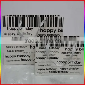 Birthday Gift Grey Paper Gift Packing Bag thumbnail-1