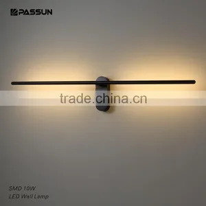 2016 Passun New Product Slim Elegant Black Led Wall Light for Decoration thumbnail-2