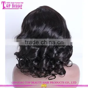 2016 Hot Selling 16 Inches Human Hair Wig Lace Front Wig Brazilian Human Hair Lace Wig thumbnail-3