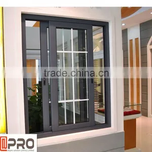 New Design Sliding Windows Tempered Glass Aluminum Window thumbnail-2