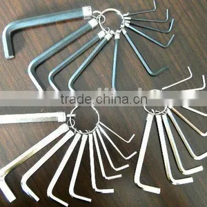 Hand Tool Set 10pcs Hex Key Set On Ring thumbnail-1