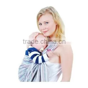 Cotton Spandex Fabric Buckle Adjustable Baby Swaddle Stretch Baby Wrap thumbnail-4