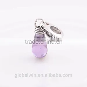 Fashion Unisex Jewelry 925 Sterling Silver European Crystal Charm Style Pendant Fit Brand Bracelet thumbnail-4