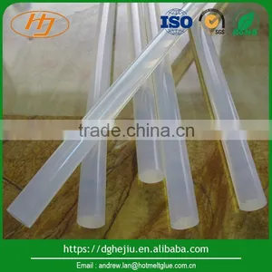 Wholesale High Quality Transparent EVA Hot Melt Adhesive Glue Stick for Metal, Aluminum and Plastic Bonding thumbnail-1