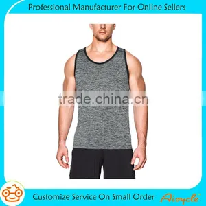 Wholesale Custom Blank Running Gym Singlets for Men thumbnail-1