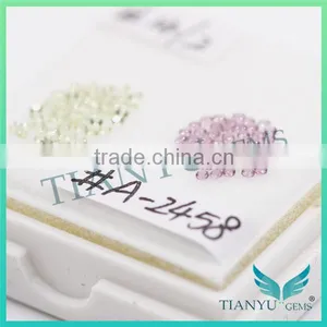 Chinese Gemstones for Jewellery Synthetic Round Brilliant Cut Nano Sital Gems Price thumbnail-2