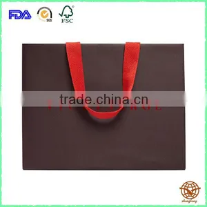Luxury Custom Printed Shopping Paper Bag With Rope Handle thumbnail-2